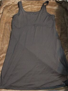 Columbia Scoop Neck Tank Dress in Black